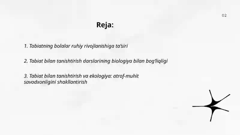 Tabiat bilan tanishtirish fanining fanlararo bog’liqligi 2