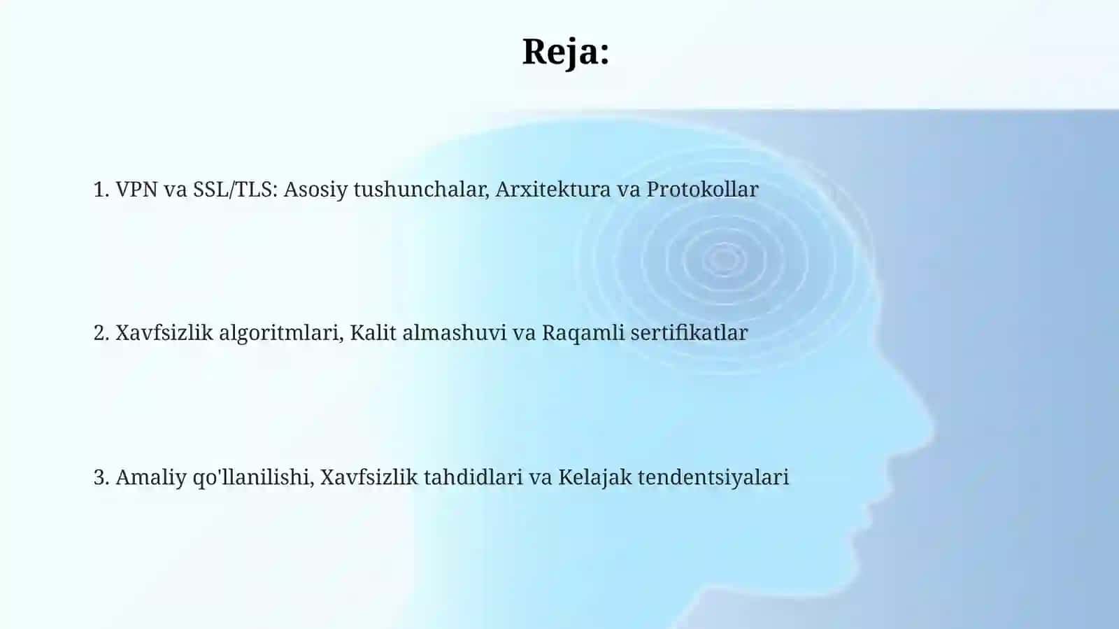Tarmoq orqali uzatiladigan maʼlumotlarni shifrlash texnologiyalari ( VPN,SSL/TLS) 2