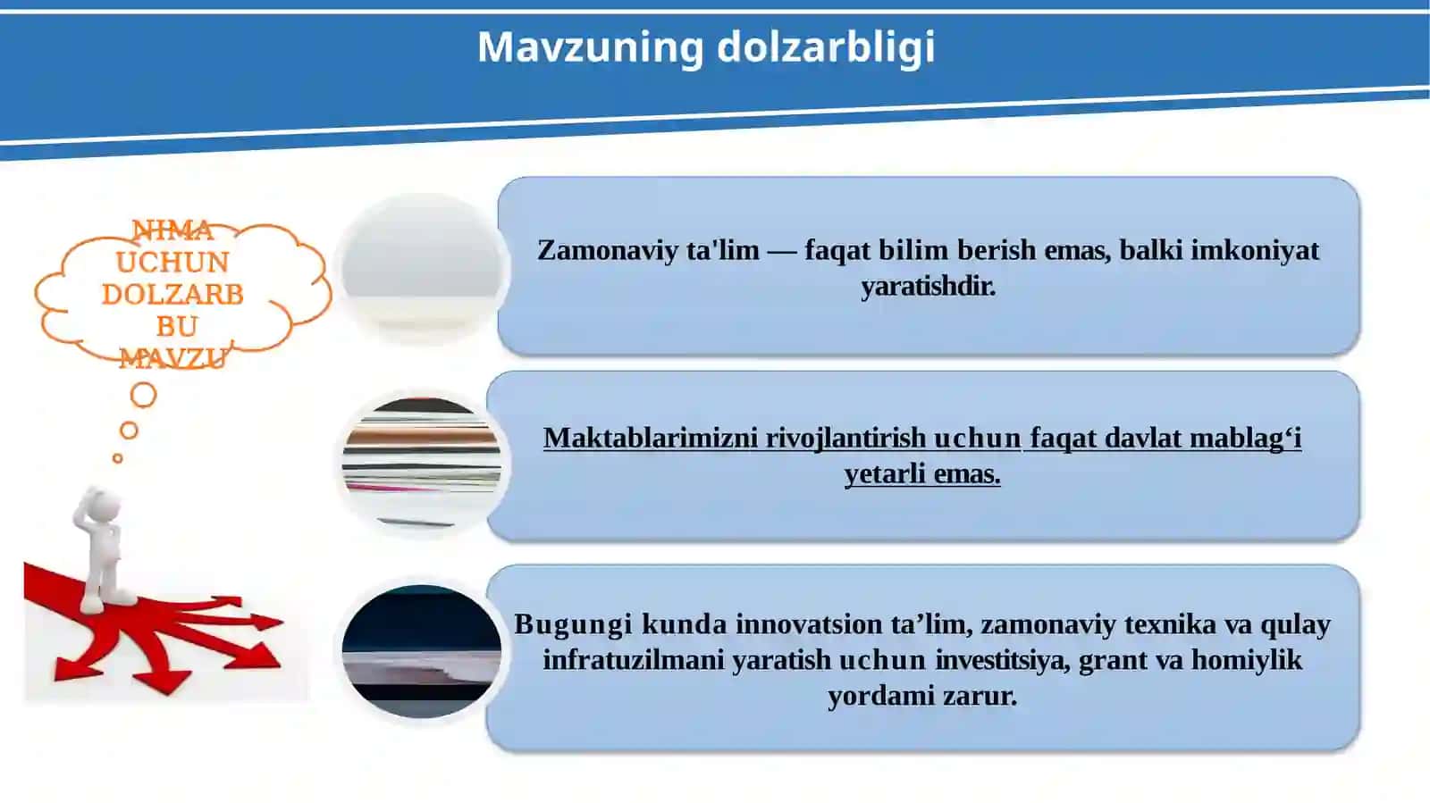 MAKTABNI RIVOJLANTIRISHDA INVESTITSIYALAR, GRANTLAR VA HOMIYLIK YORDAMINI JALB QILISH 2