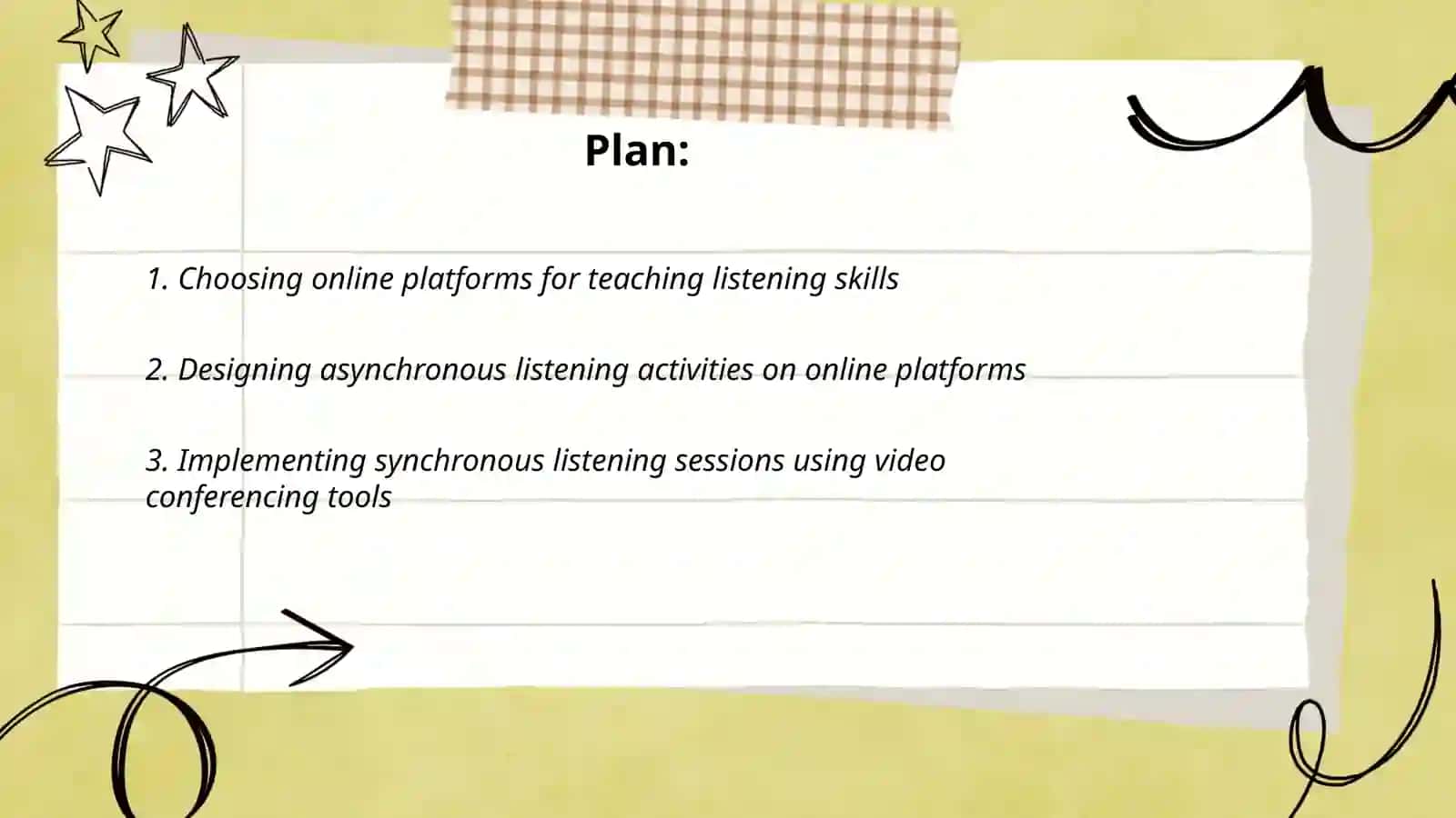 Using online platforms in teaching and listening 2