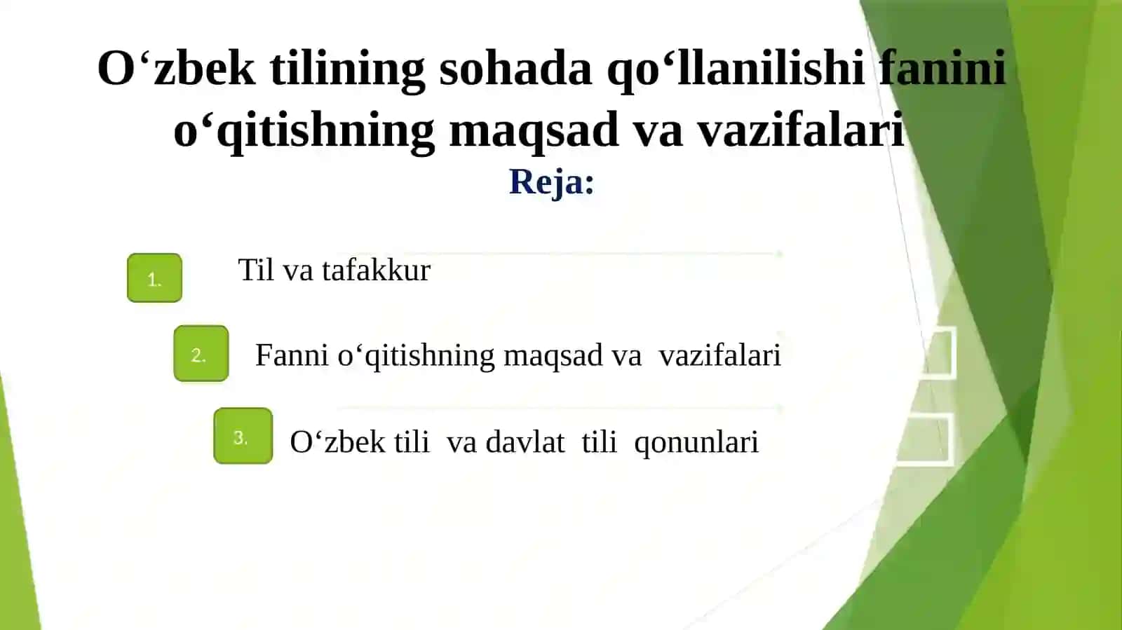 O‘ZBEK TILINING SOHADA QO‘LLANILISHI 2