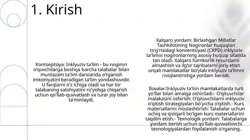 Inklyuziv Talimni Xorijiy Davlatlarda Nazariy Va Amaliy Jihatdan Qôllab Quvvatlash 2