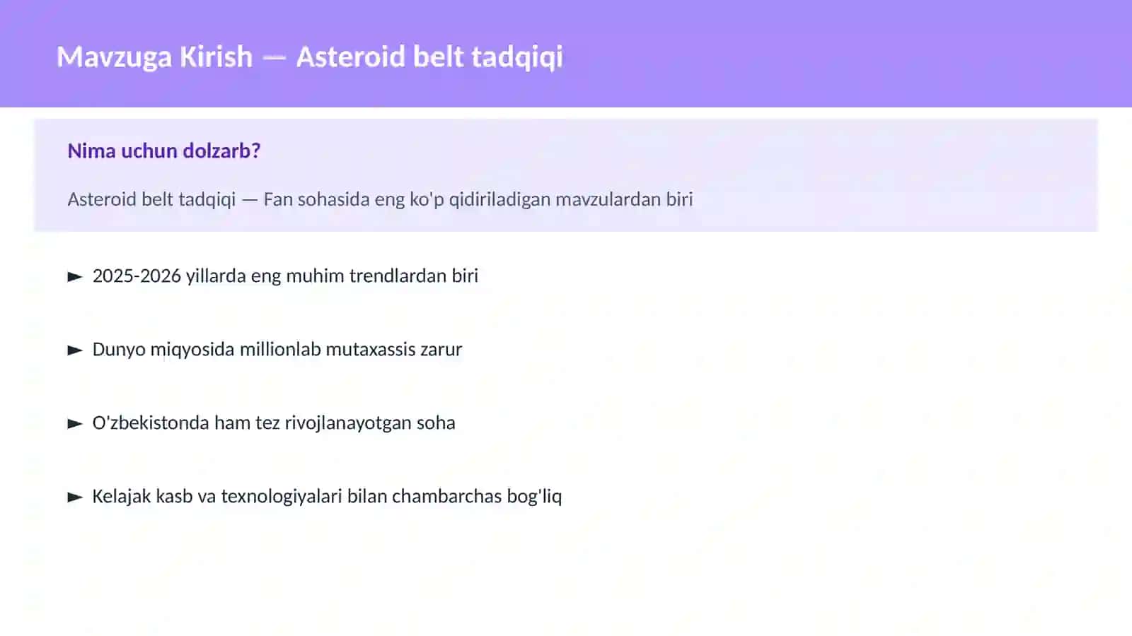 KOSMOSNI TADQIQ 2