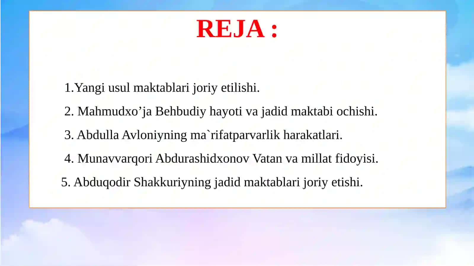 Mahmudxo’ja Behbudiy, Munavvarqori, Abdulla Avloniy, Abduqodir Shakuriyning yangi usul maktablarini tashkil etishdagi ma’rifatparvarlik xizmatlari 2