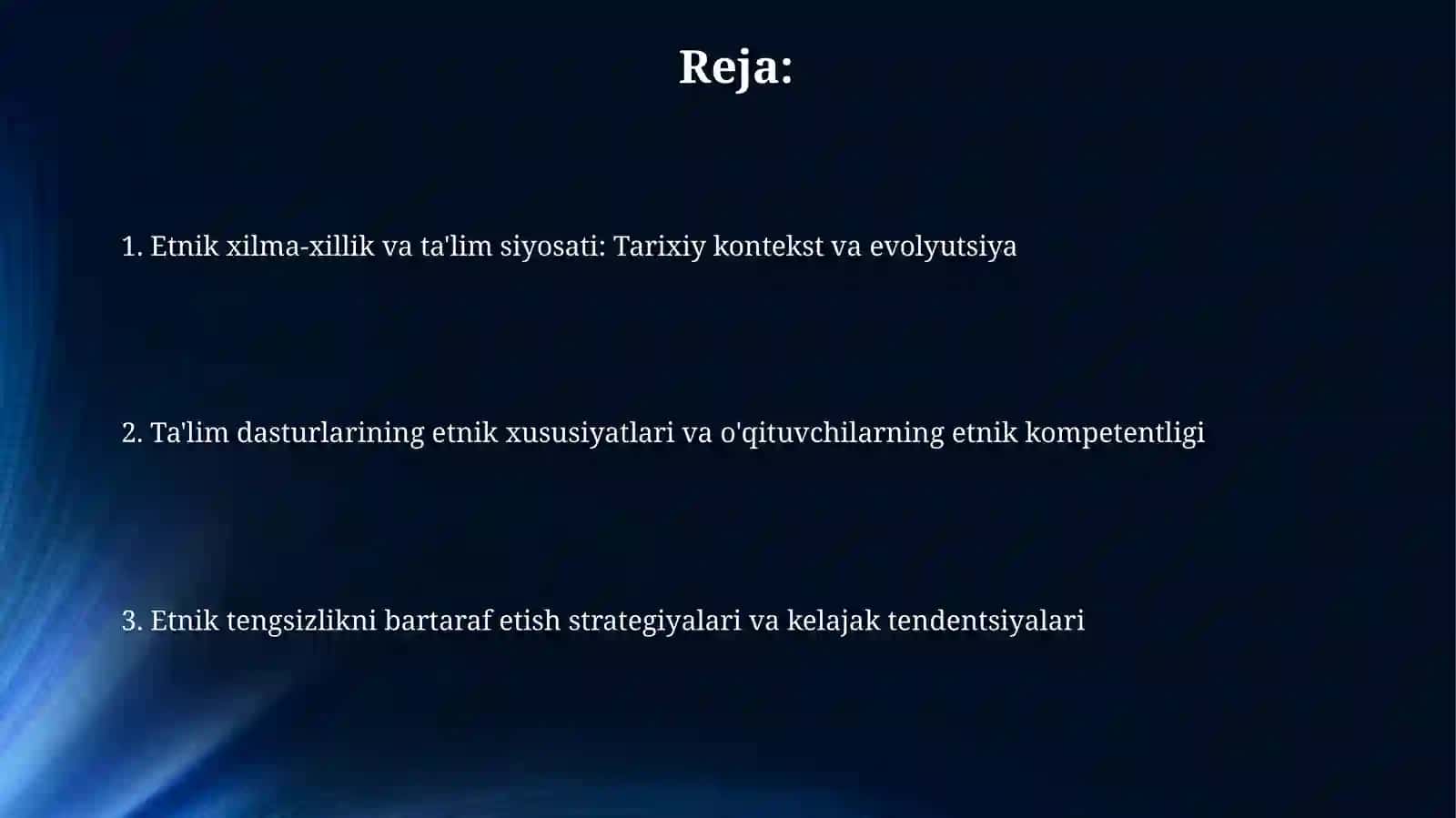 Ta'limdagi etnik xilma-xillik: Tarix va siyosat 2