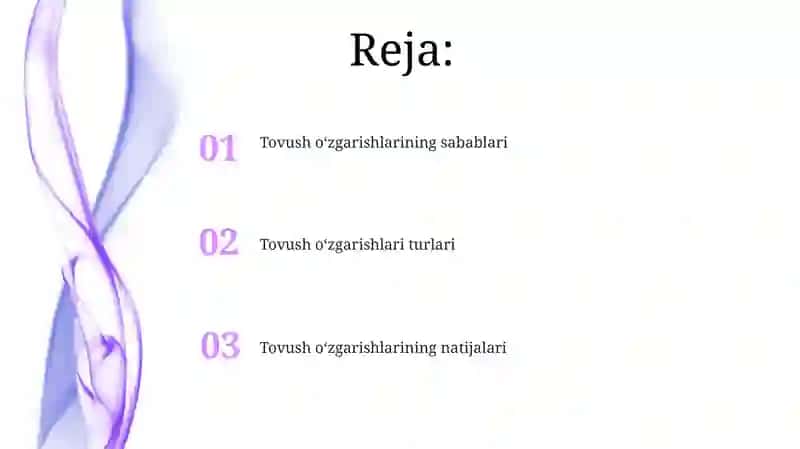 Fonetik oʻzgarishlar 2