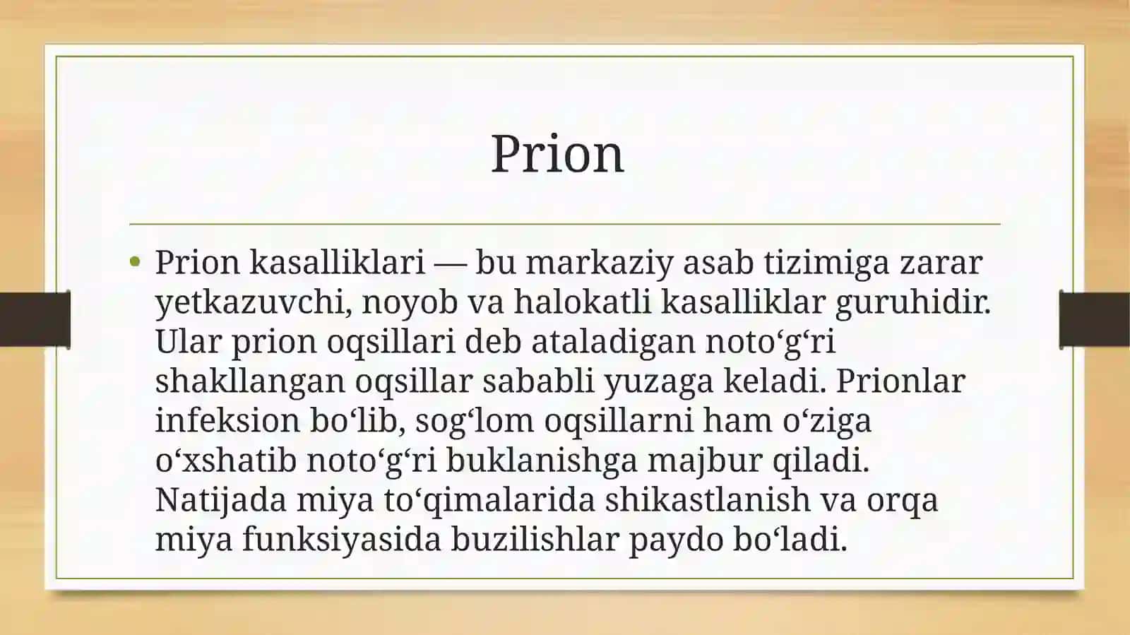 Prion kasalliklari 2