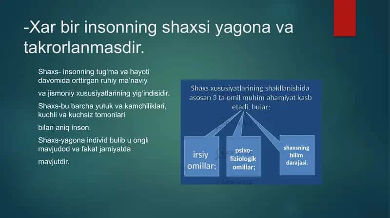 Haydovchi shaxsi va uning psixofiziologik  tasnifi 2