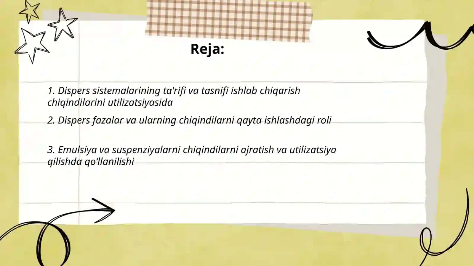 Dispers sistemalarining ta'rifi va tasnifi 2