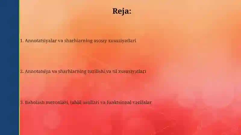 Annotatsiya va taqriz matnlarini ularda ifoda materialining xususiyatlari 2