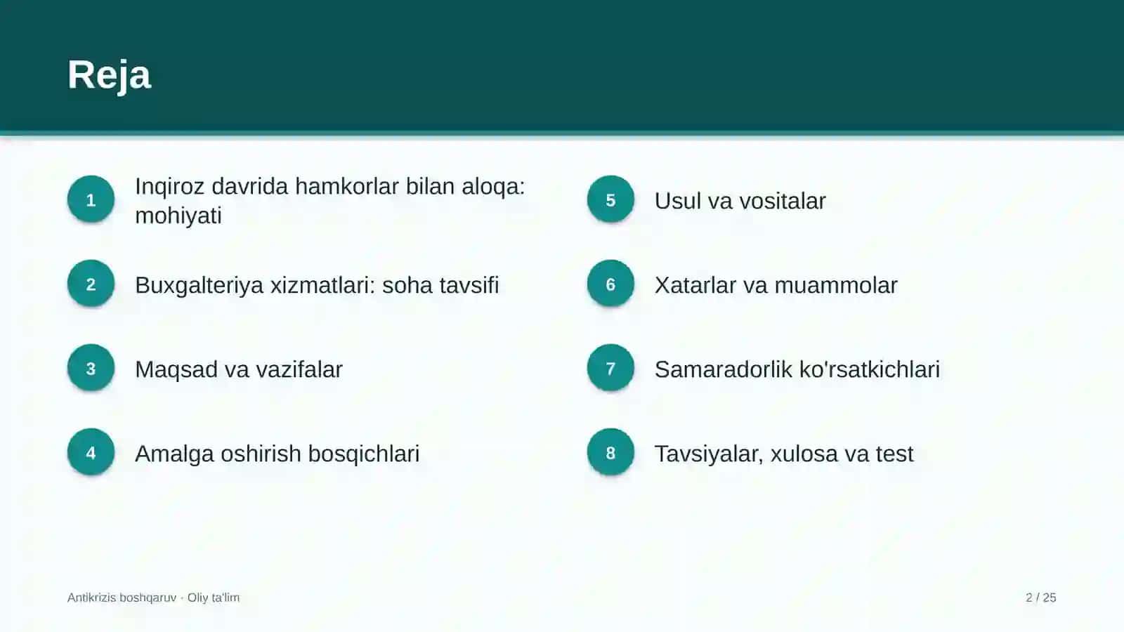 buxgalteriya xizmatlarida inqiroz davrida hamkorlar bilan munosabatlarni saqlash 3444 2