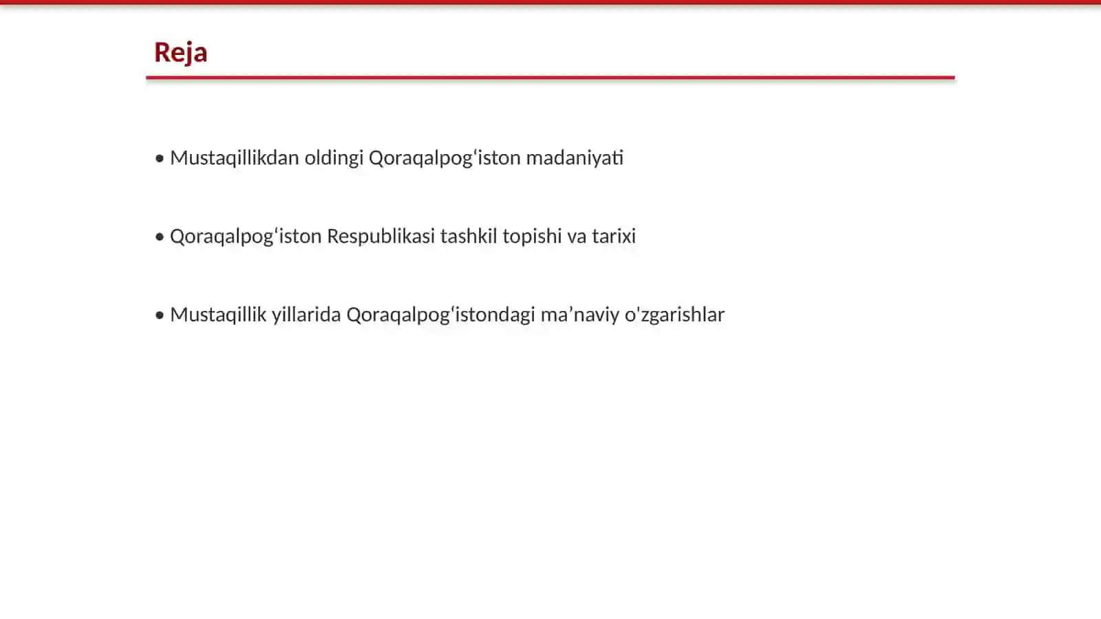 QORAQALPOG'ISTON RESPUBLIKASI tashkil topishi va hududi 2