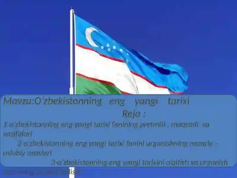 O’zbekistonning   eng    yangi    tarixi 2