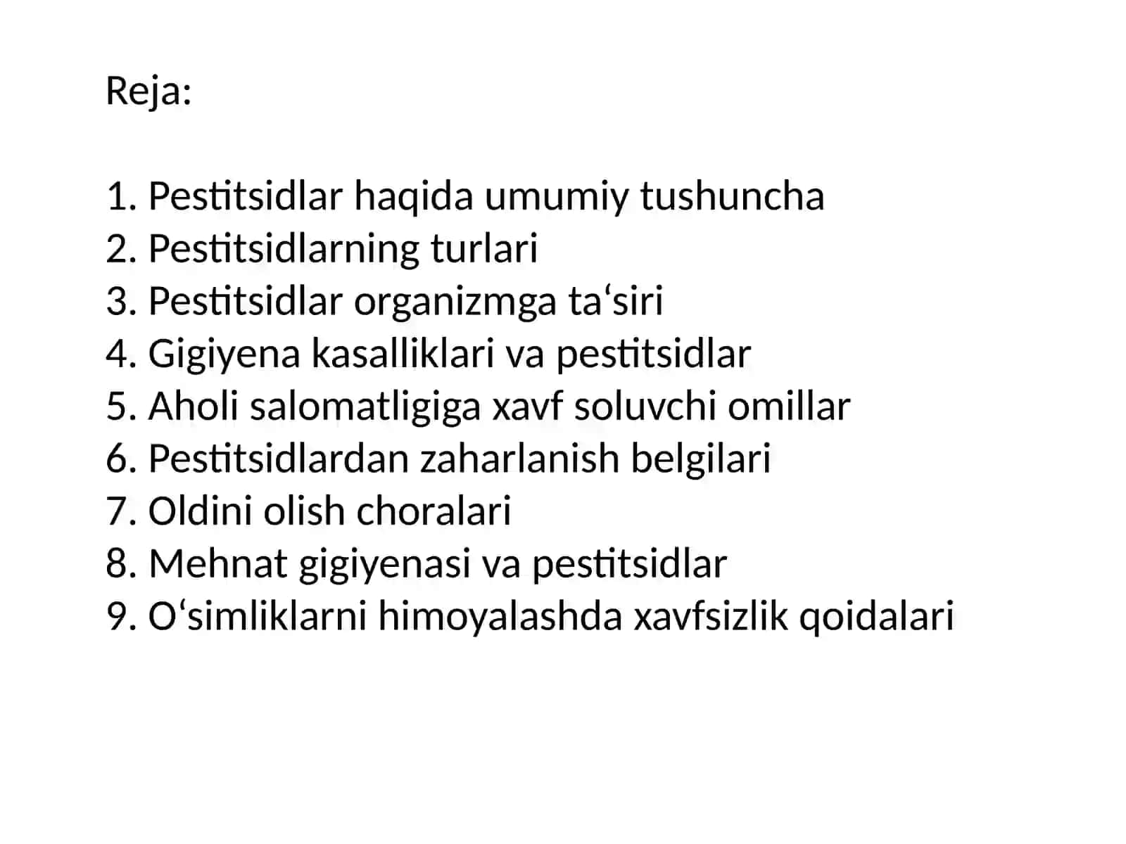 Pestitsidlar haqida umumiy tushuncha 2