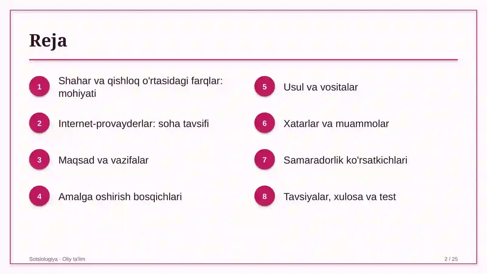 Internet-provayderlarda shahar va qishloq o'rtasidagi farqlar 2