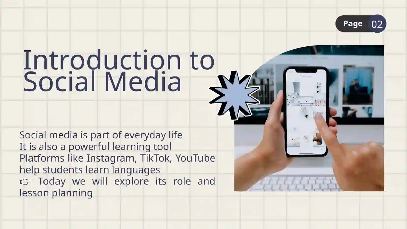 THE ROLE OF SOCIAL MEDIA IN TEACHING FOREIGN LANGUAGES & PLANNING LESSONS USING THE INTERNET 2