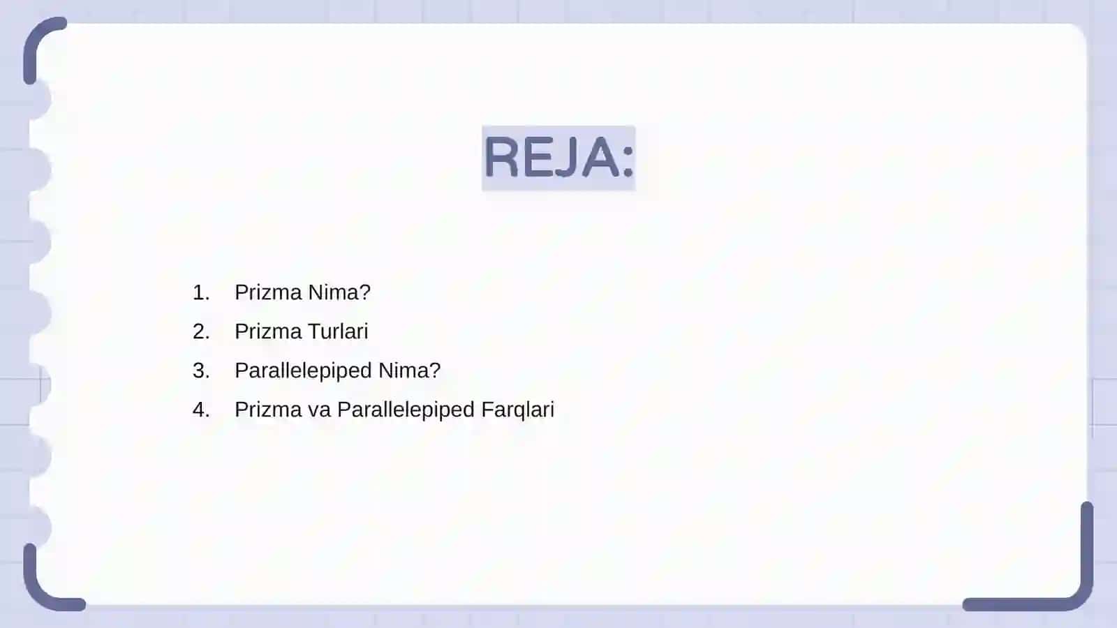 Prizma va Parallelepiped 2
