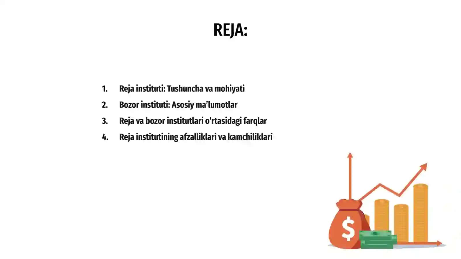 Reja instituti va bozor instuti 2