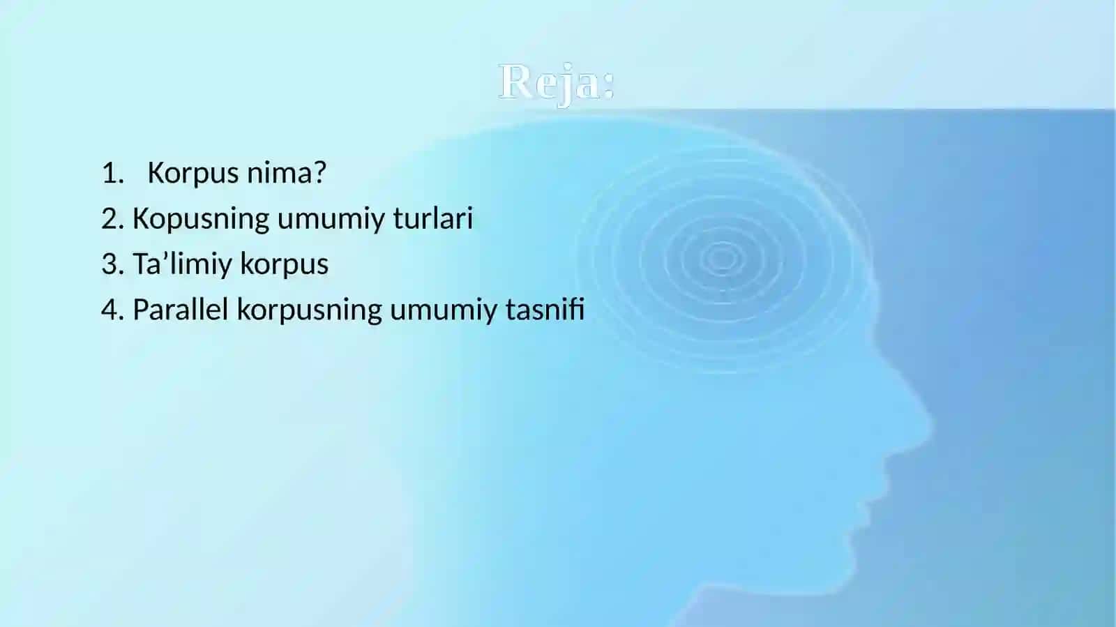 Korpus turlari 2