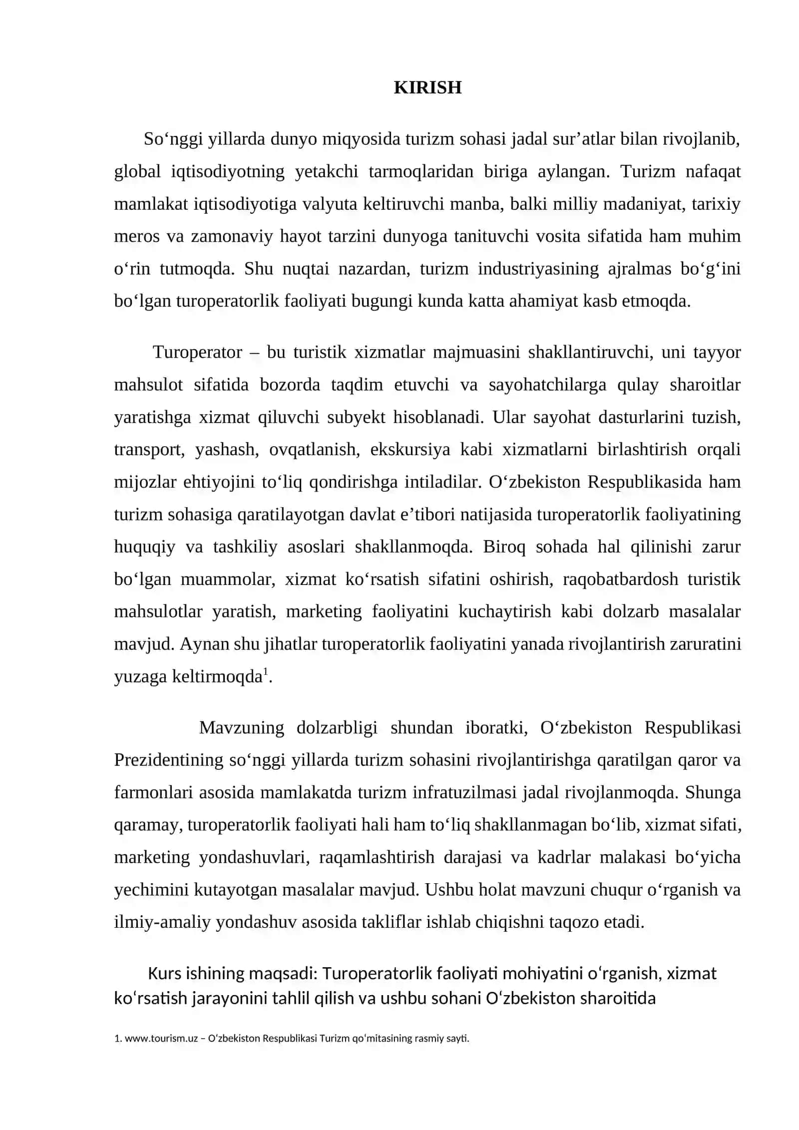Turoperatorlik faoliyatini rivojlantirish yo'llari 2