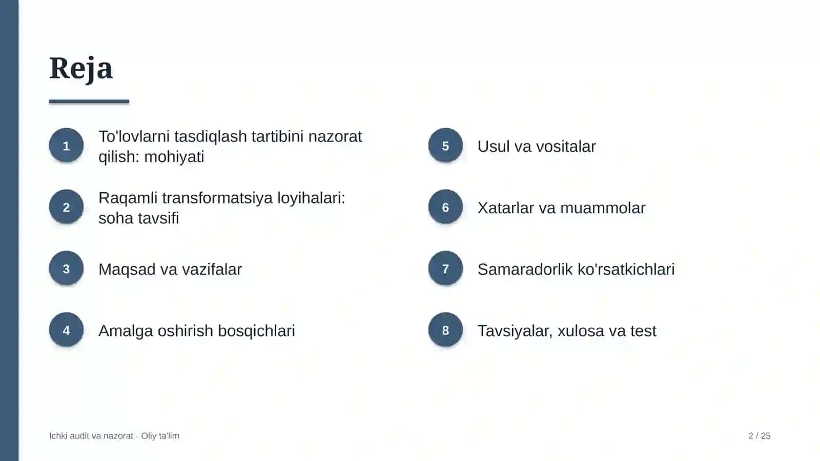 raqamli transformatsiya loyihalarida to'lovlarni tasdiqlash tartibini nazorat qilish 7857 2