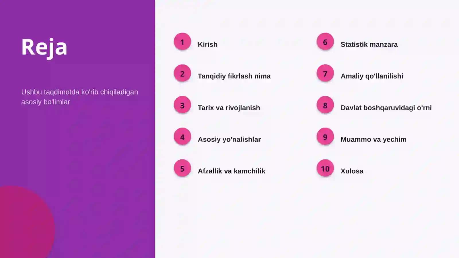 Tanqidiy fikrlash 2