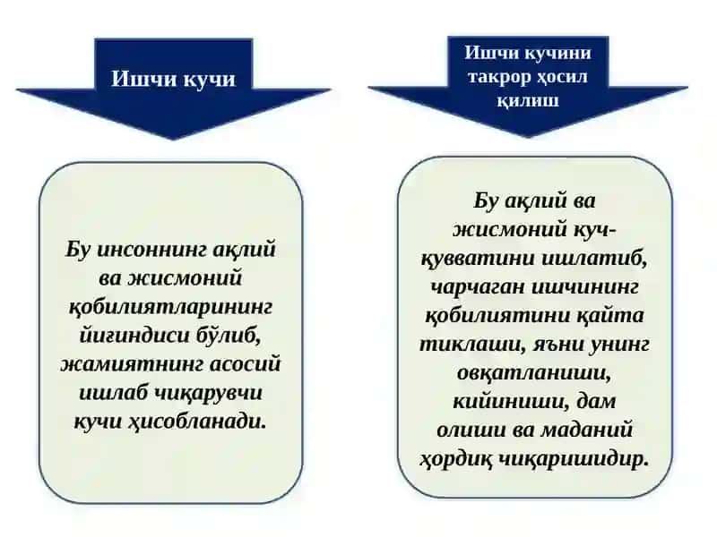 ИШЧИ КУЧИ, УНИНГ БАНДЛИГИ ВА ИШСИЗЛИК 2