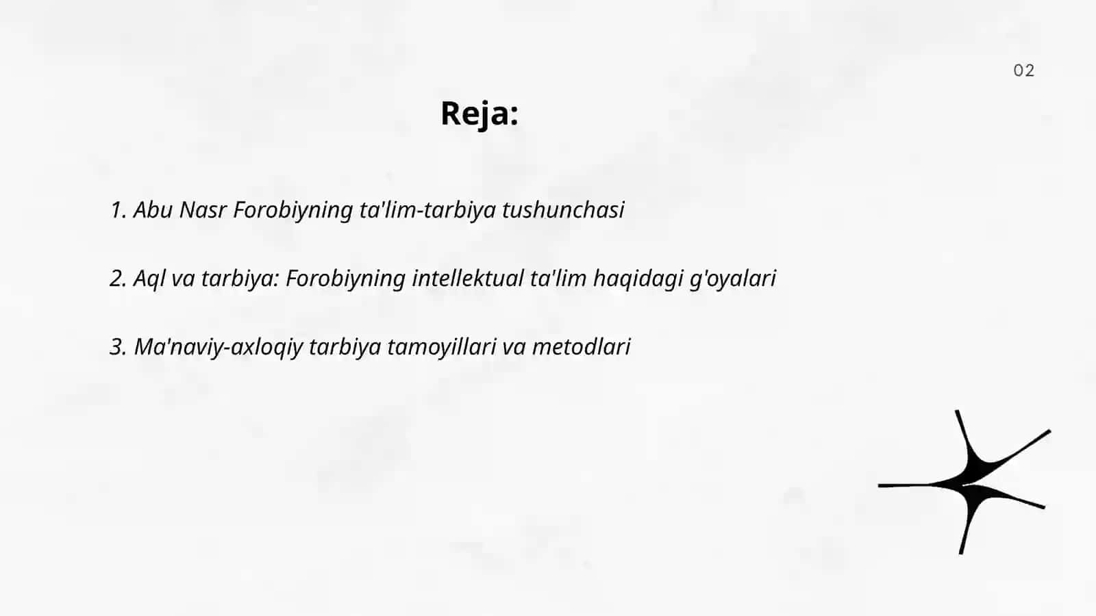 Abu Nasr Forobiyning ta'lim-tarbiya haqidagi pedagogik g‘oyalari 2
