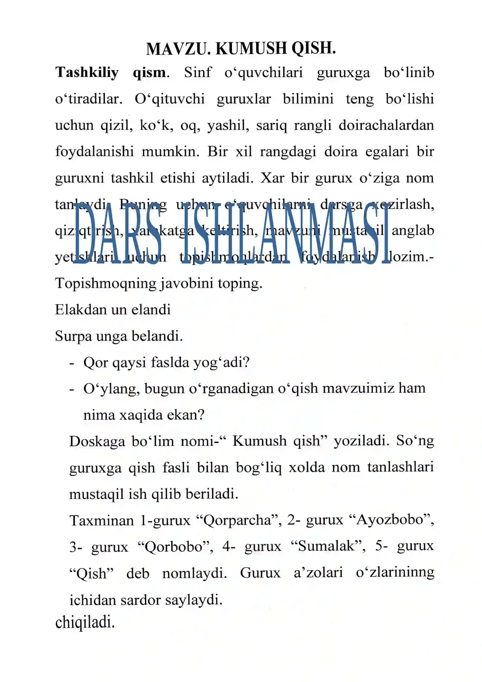 Kumush qish 2