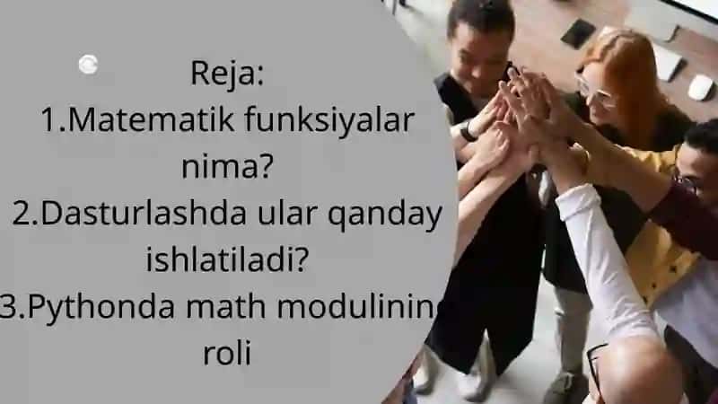 Python dasturlash tilida matematik funksiyalar bilan ishlash 2