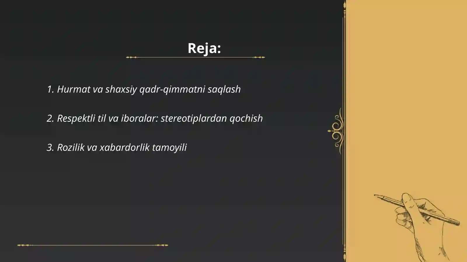 Nogironlikka ega bolgan shaxslar bilan muloqot qilishning axloqiy meyorlari 2