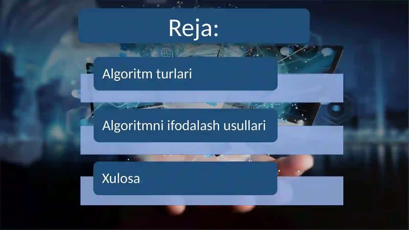 ALGORITMLARNING TURLARI VA IFODALASH USULLARI 2