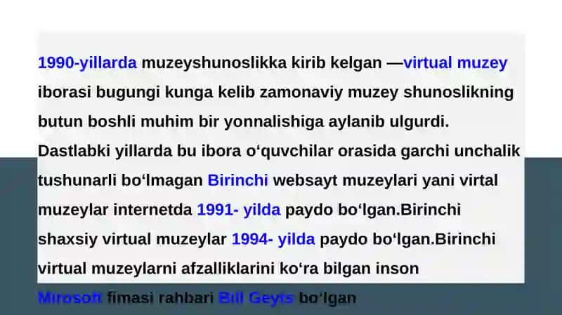 Vetual muzeylar 2