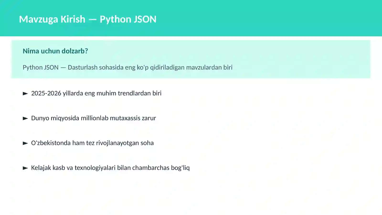 Python JSON 2