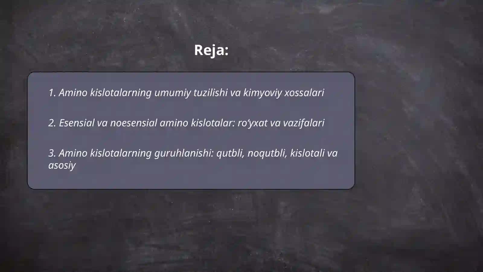 Amino kislotalar 2