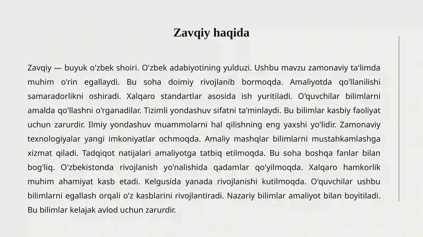 Zavqiy 2