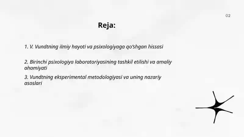 V.Vundtning ekspremental psixologiya yoʻnalishga doir,amaliy izlanoshlarning ahamiyati 2