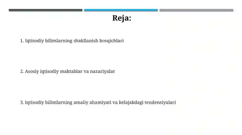 Iqtisodiyot Nazariyasi 2