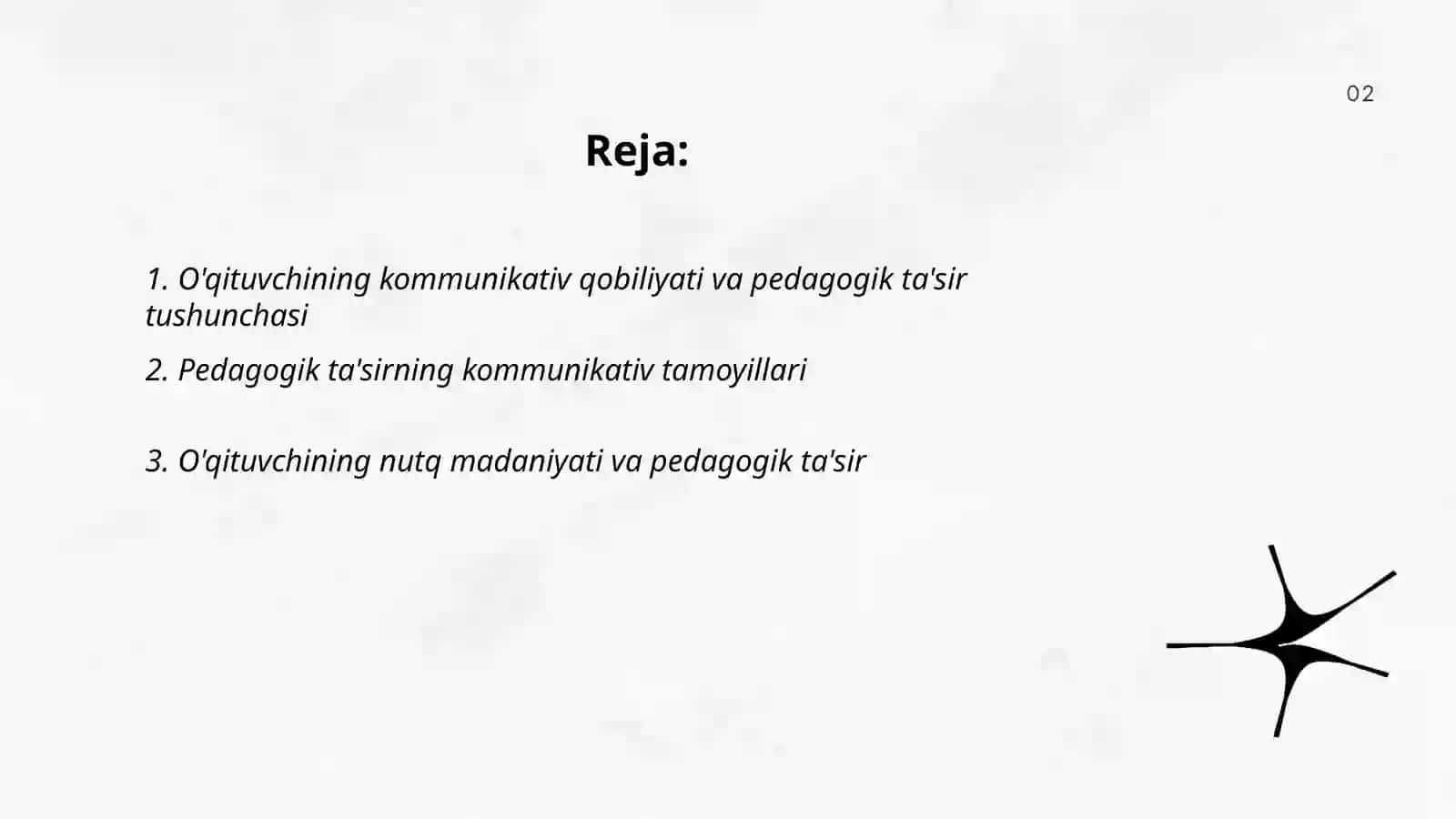 O’qituvchining kommunikativ qobilyatida pedagogik ta’sir ko’rsatish 2