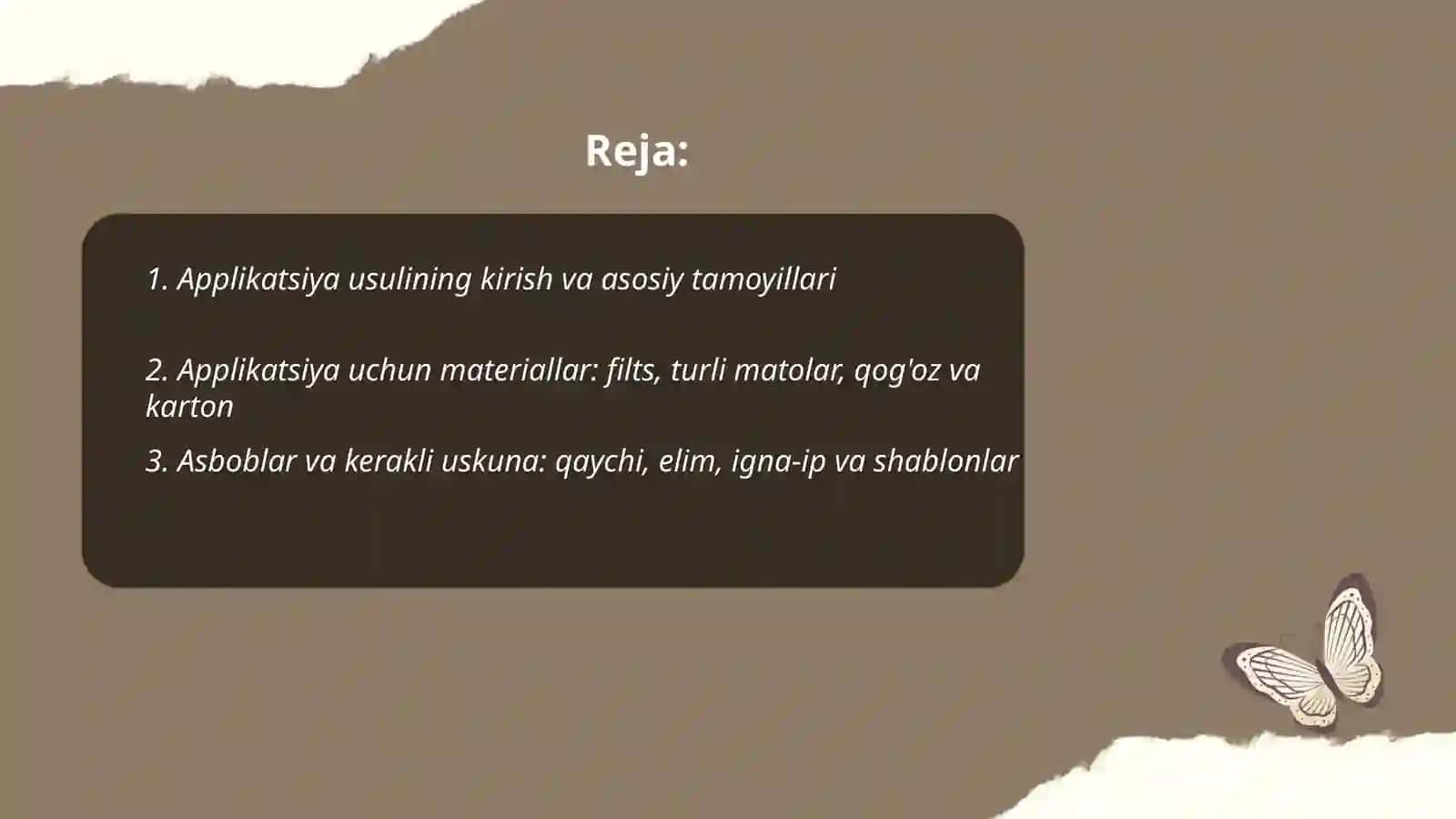 Applikatsiya usulida o'yinchoqlar yasash 2