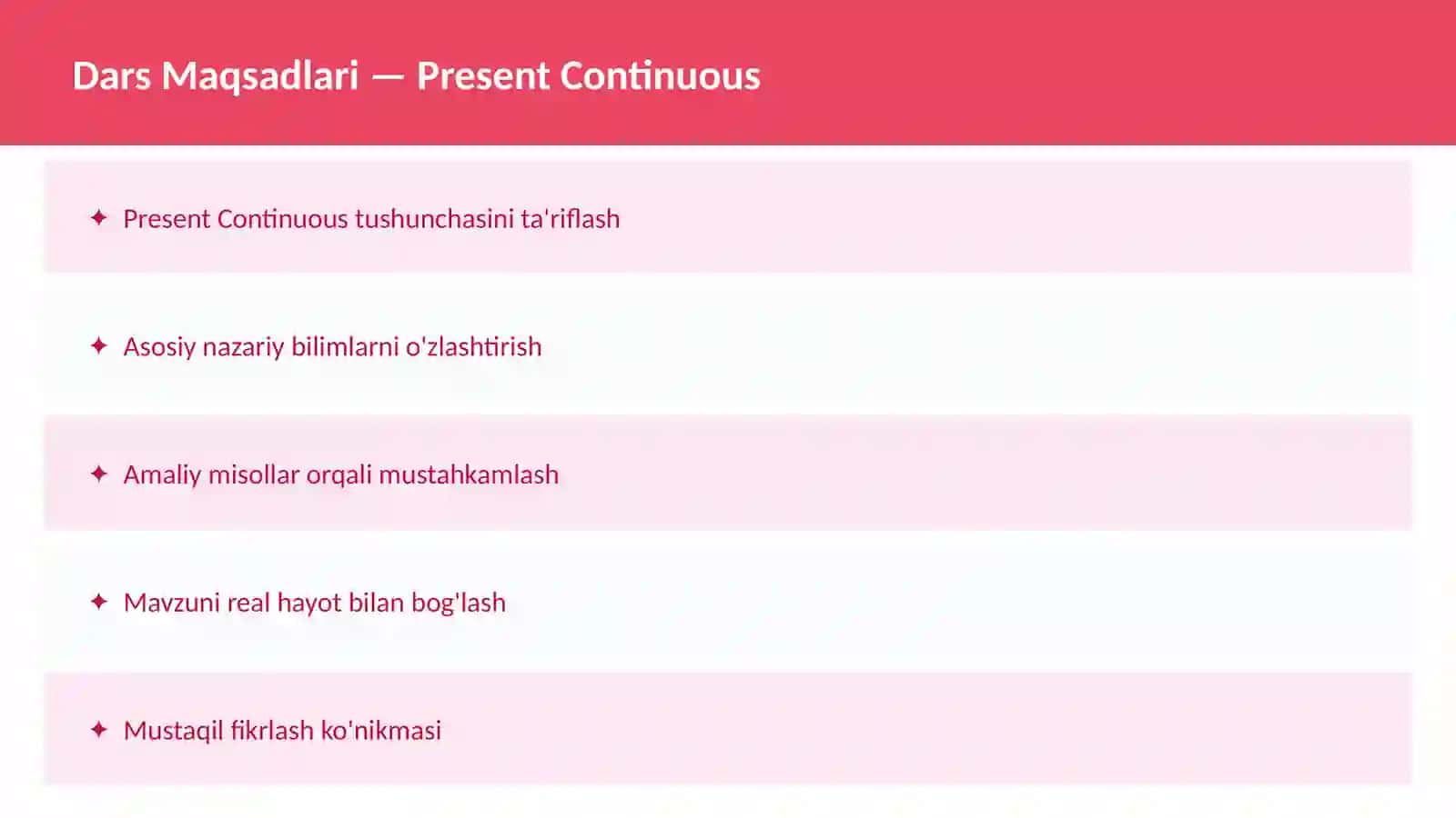 Present Simple 2
