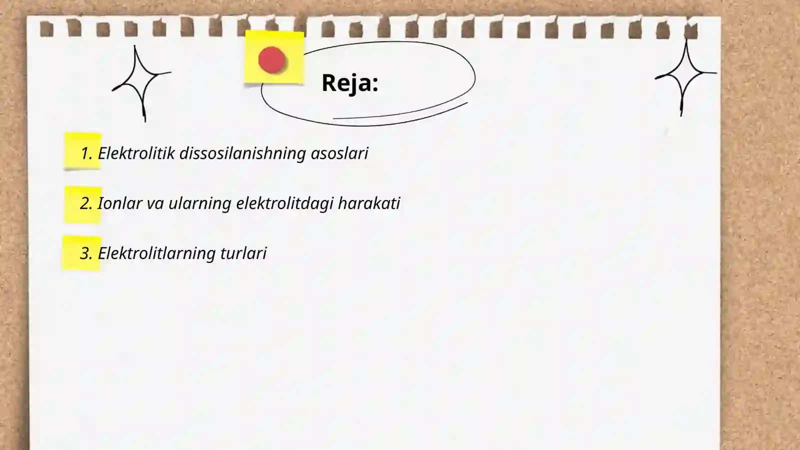 Elektrolitik dissosilanish nazariyasi 2