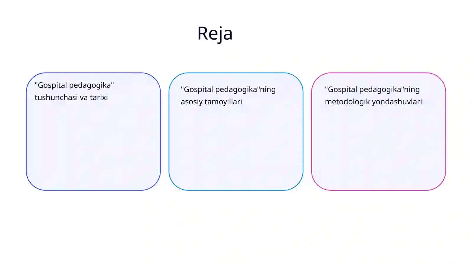 "Gospital pedagogika" faning uslubiy asoslari 2