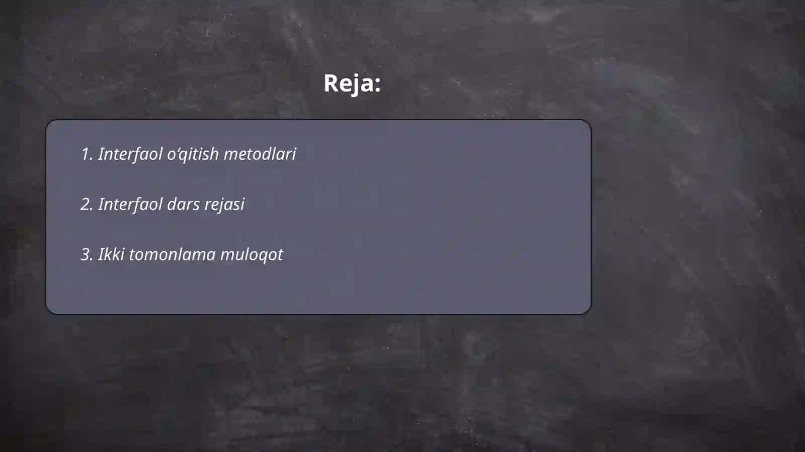 Interfaol metodlar 2