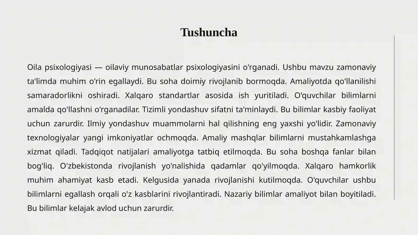 OILA PSIXOLOGIYASI 2