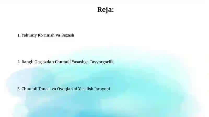 Rangli qogʻozdan chumoli yasash 2