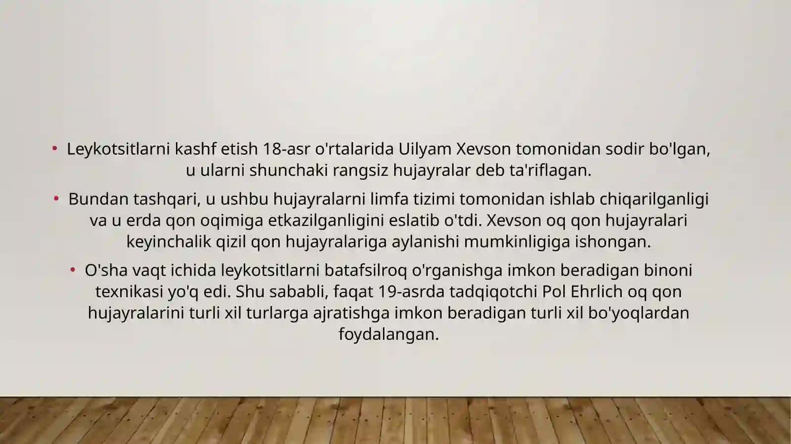 Leykotsitlar metobolizmi 2