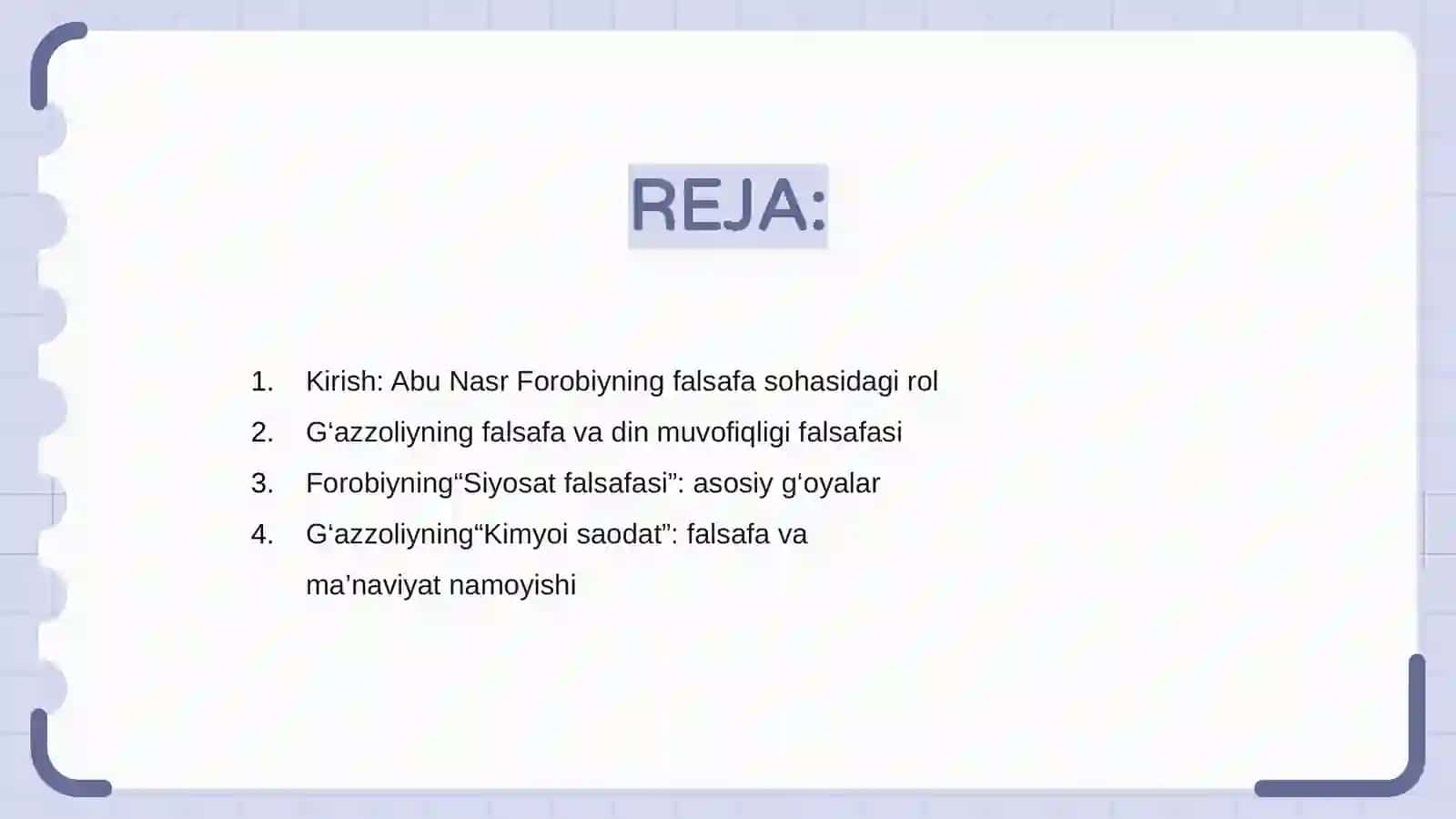 Abu Nasr Farobiy va G`azzoliyning falsafa ilmiga oid qarashlarini qiyosiy tahlil etish 2