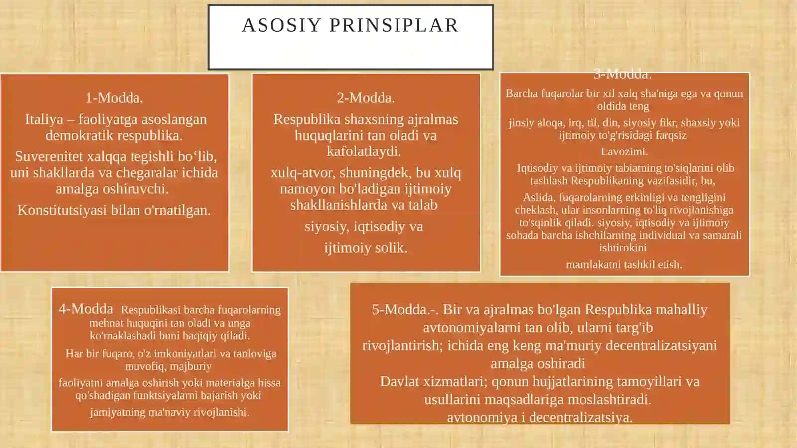 Italiya Respublikasi konstitutsiyasi 2