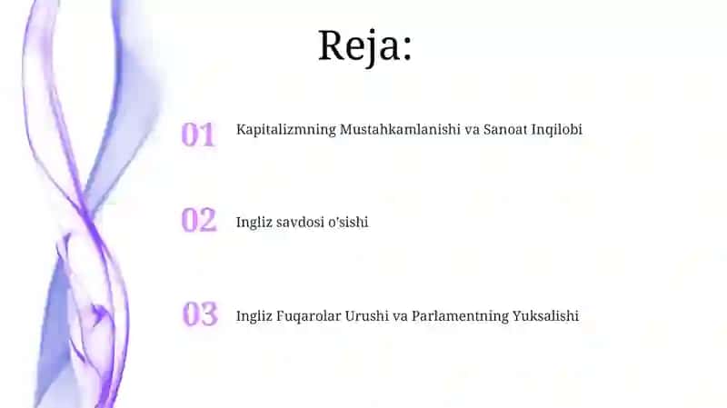 Kapitalizmning Mustahkamlanishi va Sanoat Inqilobi 2